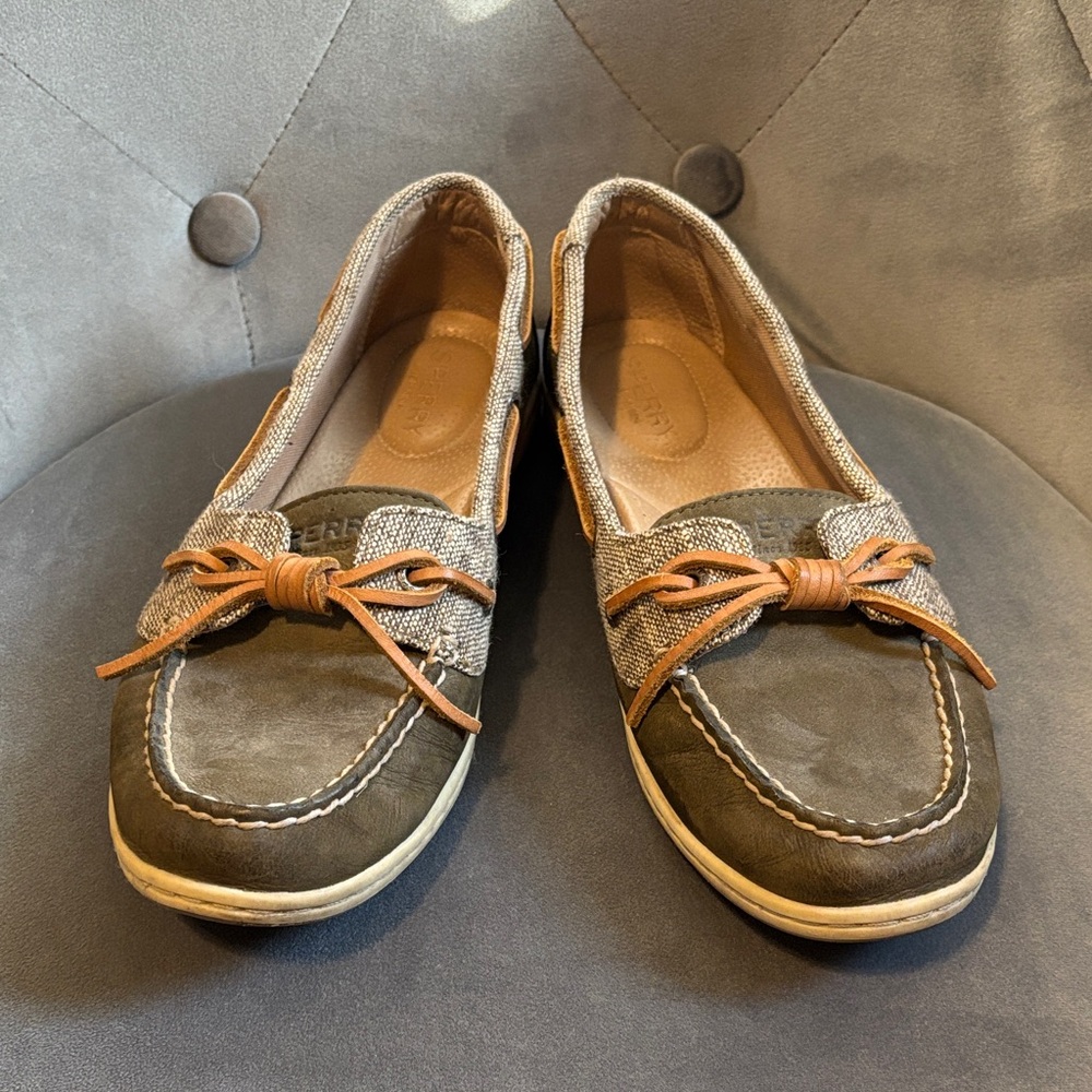 Sperry Women's Brown and Tan Loafers